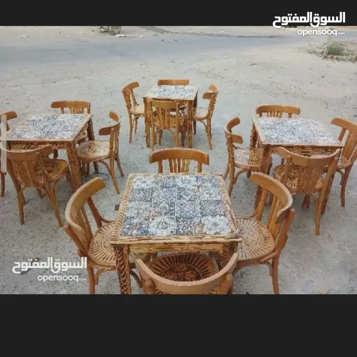 كراسي وطاولات مقهى  كافيه  مطعم ترس كراسي كفيهات_مقاهي_مطاعم_حدائق _قهوه_مطعم_ مطابخ_ حسب الطلب