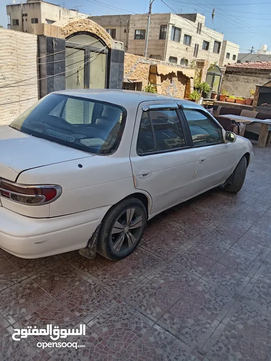 البيع كاش فقط او للبدل  غير قابل للتقسيط سيارة كيا سفيا موديل 1997  جير اتوماتيك ترخيص جديد