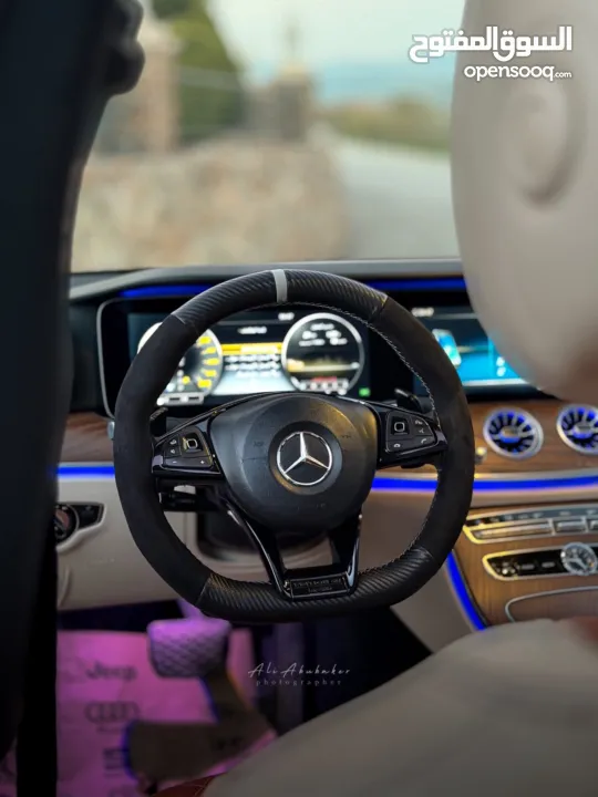 مرسيدس بنز E200 AMG موديل 2018 بالرخصه اصل برايفت عداد 100 الف يد 3 رخصه تامين سنه فحص فوق الممتاز