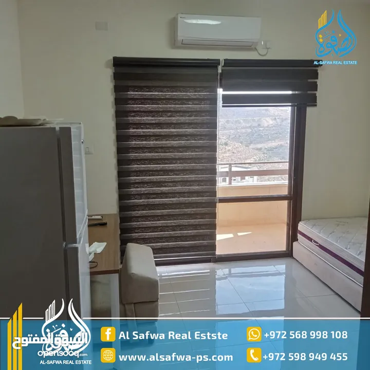 استديو مميز مفروش للايجار قرب الجامعه الامريكيه