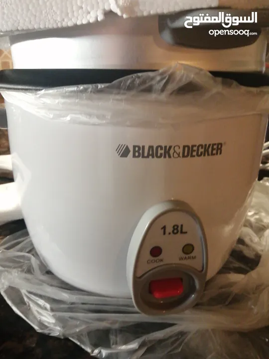 Black&decker rice cooker طنجرة طبخ الأرز على البخار