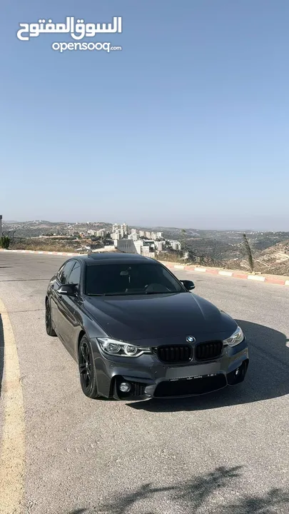 Bmw 330i 2016 252 hp  فحص نضيف السيارة مفللة