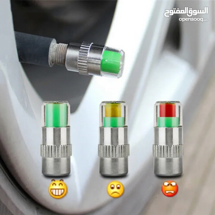 4 قطع لتتبع ضغط الاطارات