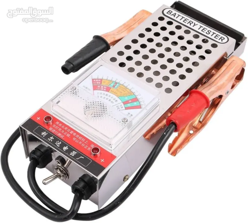 يتوفر لدينا جهاز  Battery_load_tester جهاز فحص البطارية  يقوم بفحص البطارية يدويا