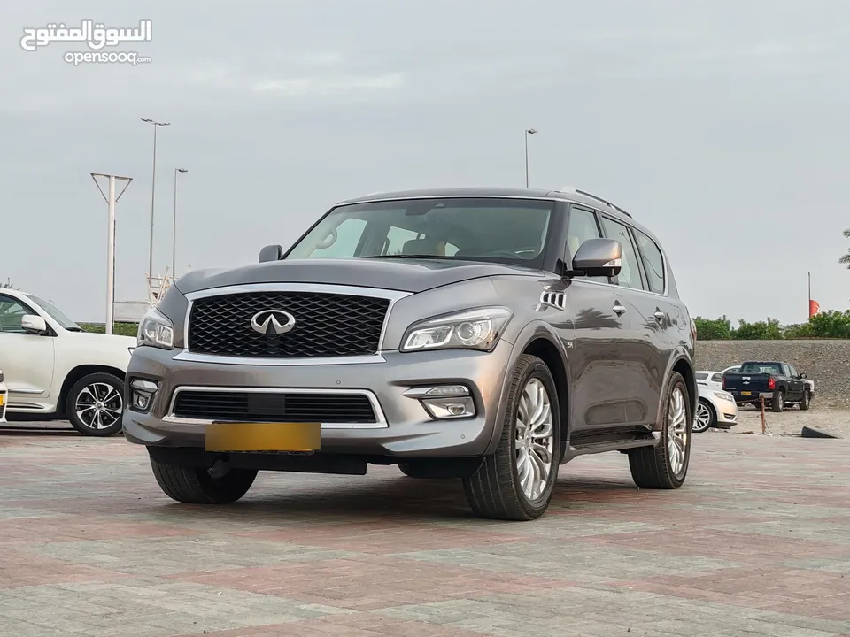 الي يبحث عن سيارة عائلية 7 ركاب وموديل جديد 2017 وفخمه وراقيه وبسعر جميل لا يتردد . انفنتي QX80 .