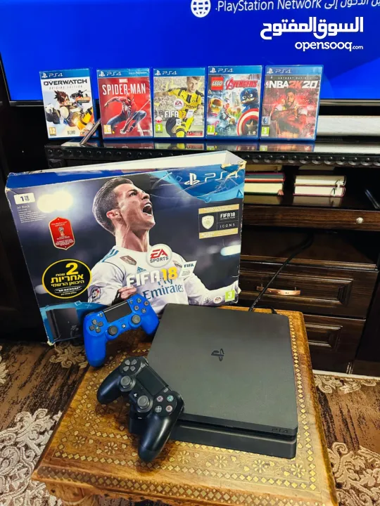 Playstation 4 Slim  بلاستيشن 4 سلم