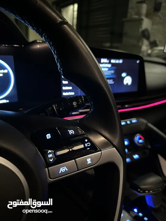 هنداي إلنترا هايبرد 2022 ليميتد أعلى صنف  بحال الوكالة جمرك من يوم