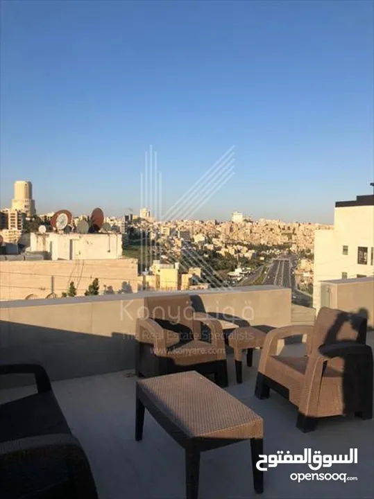 3rd Floor- Roof - Furnished Apartment For Rent In Abdoun