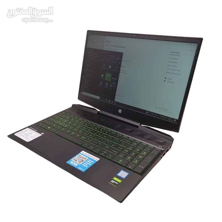 hp Pavilion Gaming in excellent condition as NEW اتش بي لاب توب ألعاب نظيف كأنه جديد