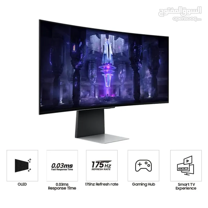 Odyssey OLED G8 175Hz 0.03Ms Gaming Monitor - شاشة جيمينج من سامسونج !