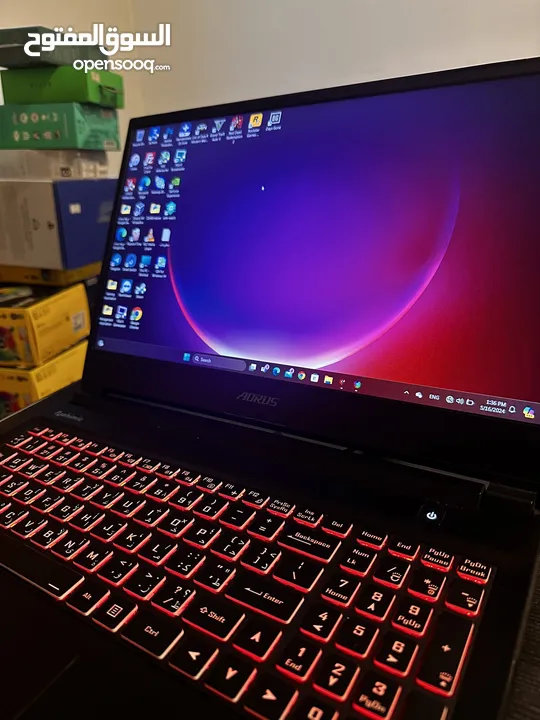 AORUS 5 Gaming Laptop RTX2060 With 4 original games