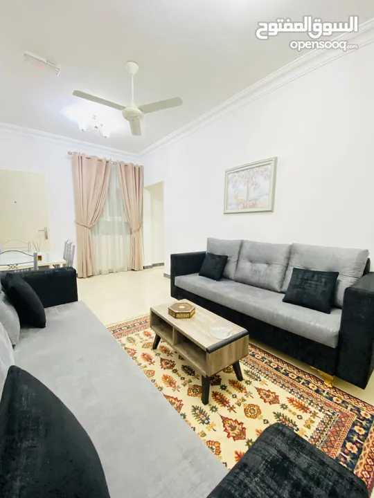 شقة مؤثثة راقية2BHK free Wifi &water  الأنصب بنفس بناية باسكن روبنزfullyfurnished Elegant flat