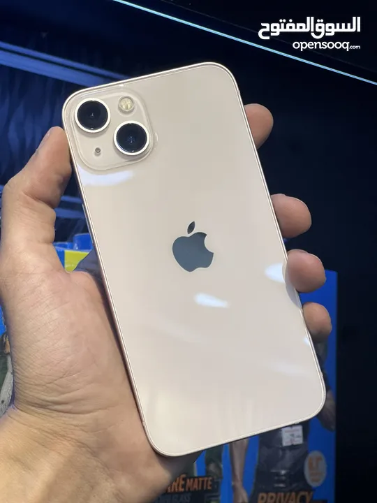 Iphone 13 مستعمل بحالة الوكالة ولا خدش 128GB بسعر حرق