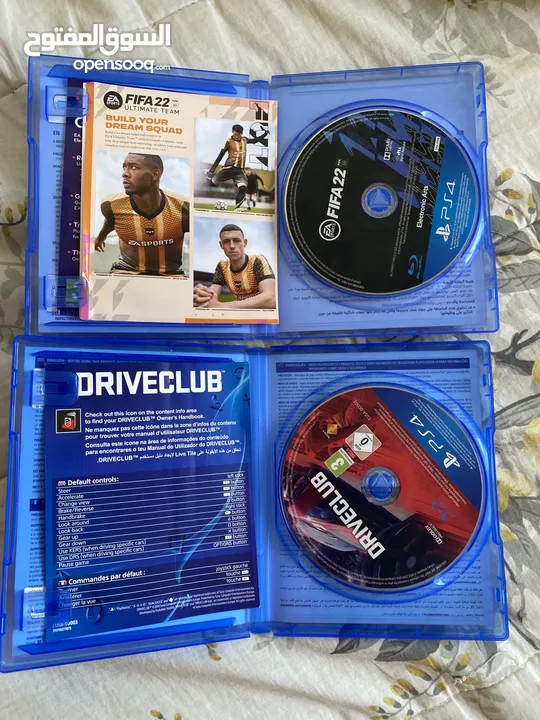 FIFA22:12دينار DRIVECLUB:10دنانير