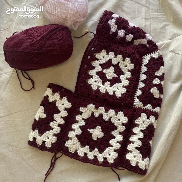 كروشيه حسب الطلب -تصوير قبل التسليم ، توصيل (لبعض المناطق)**، لمستك ، وطلبك الخاص. ( ورد ، حقائب ..)