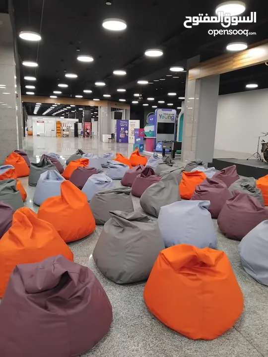 بفات beanbags عروض للحديقة للبيت ولكل مكان ، حجم الستاندرد المناسب لجميع الاعمار الأكثر طلبا