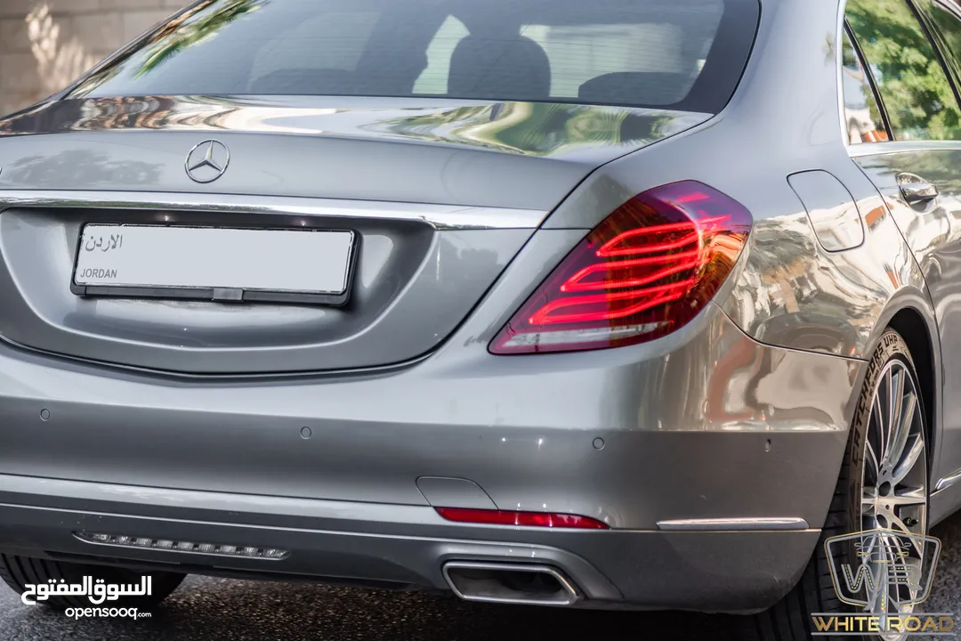 Mercedes S400 2015   السيارة وارد الشركة و قطعت مسافة 111,000 كيلو متر
