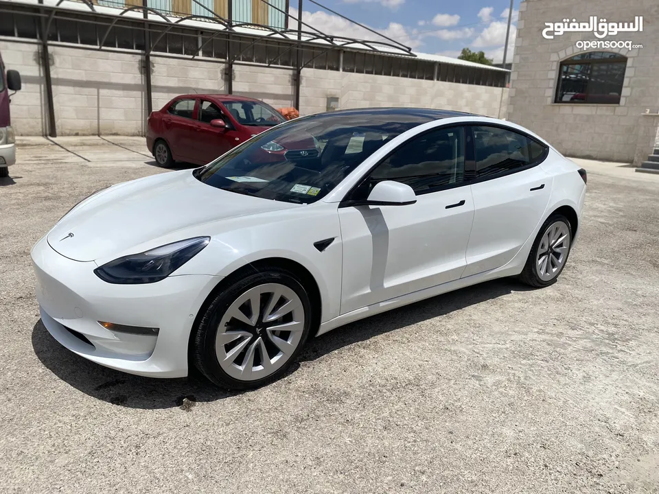 Tesla model 3.  2022 مفحوصه اتو سكور فحص كامل
