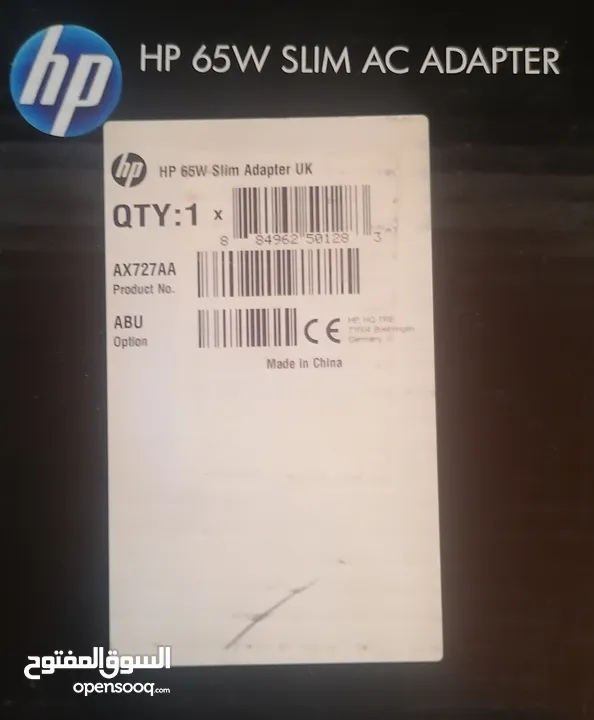 شاحن لابتوب Hp أصلي مع مخرج USB للبيع