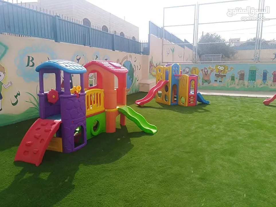 العاب خارجية سيفتي بالوان جذابة مراجيح وسحاسيل