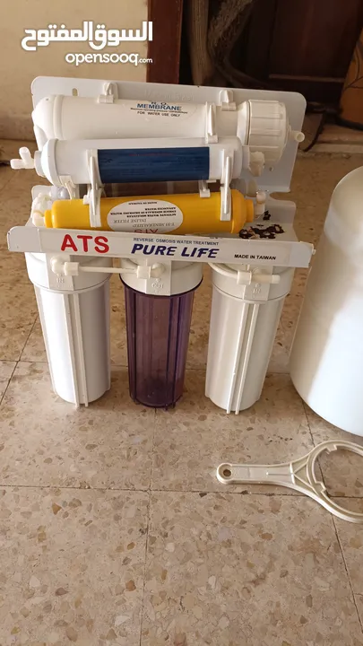فلتر مي تايواني سبع مراحل ATS Pure Life بحالة جيدة