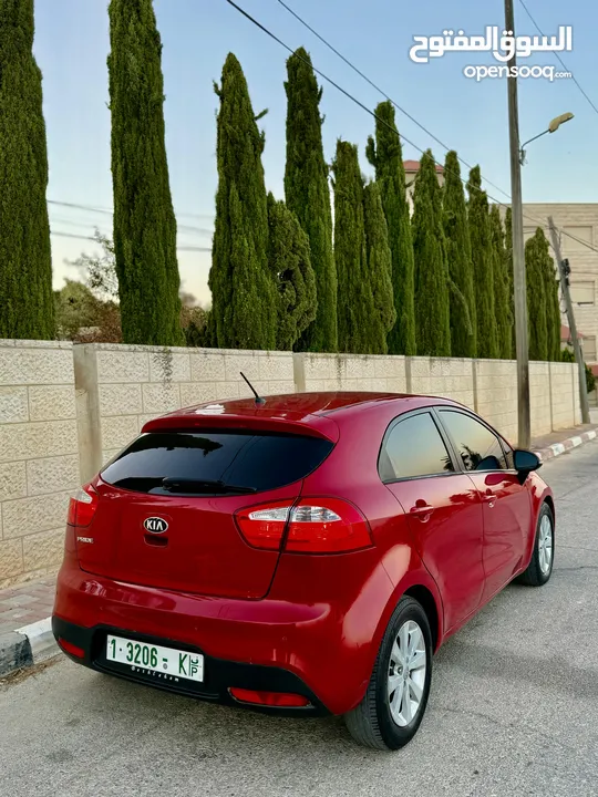 كيا برايد 2014 بنزين اتومات بالكرراتين يد 2