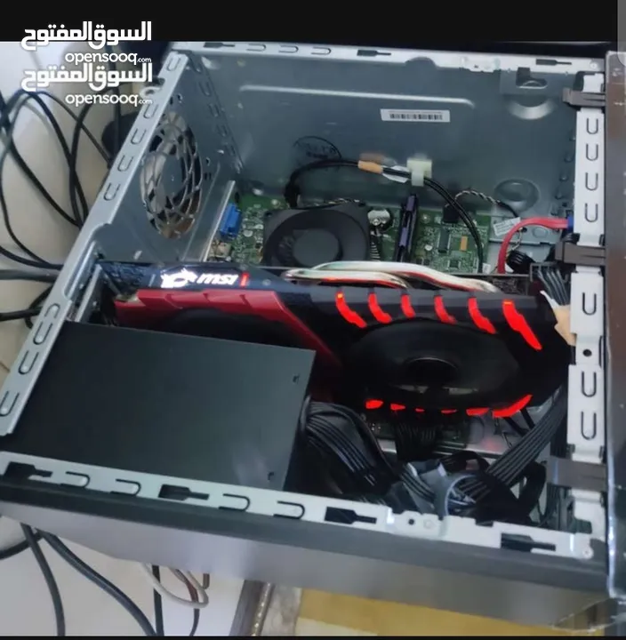 كيس كيمنك كوراي7جيل 7  رام 16 هارد واحدتيرا ssd كارت الشاشة rx470 سته كيكة مع ماوس وكيبورد