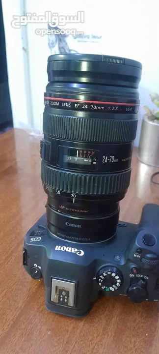Canon lens 24-70 F2.8 Mark i  price: 450 jd