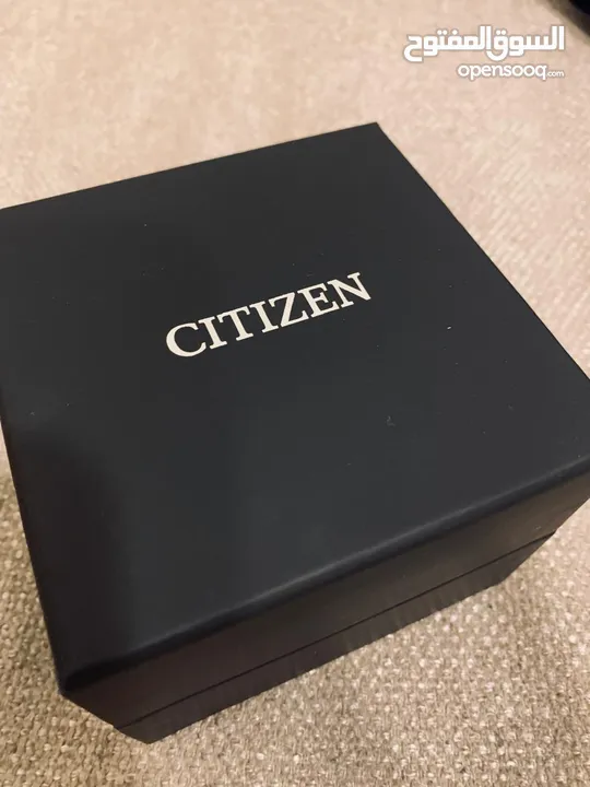 ساعة citizen اصلية جديدة مع كفالة سنتين