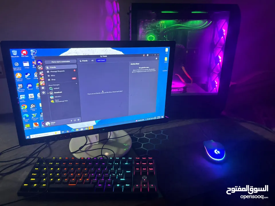 كمبيوتر جيمينج كامل مكمل بسعر ناار