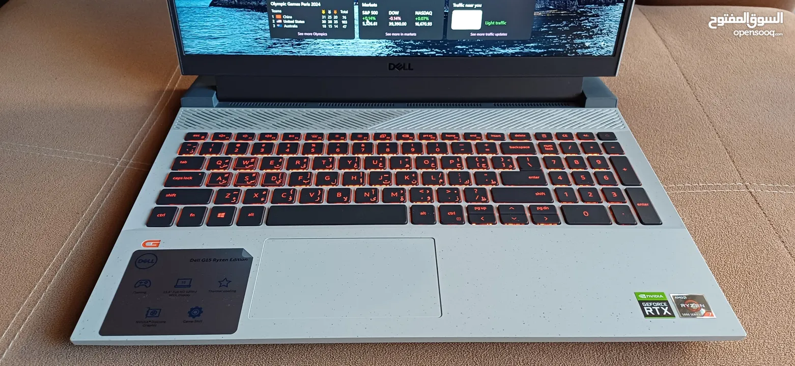 Dell NEW G15 AMD Ryzen 7 5800H.. 20MB Cashe.. 8-Core up to 4.4GHz Max Turbo..