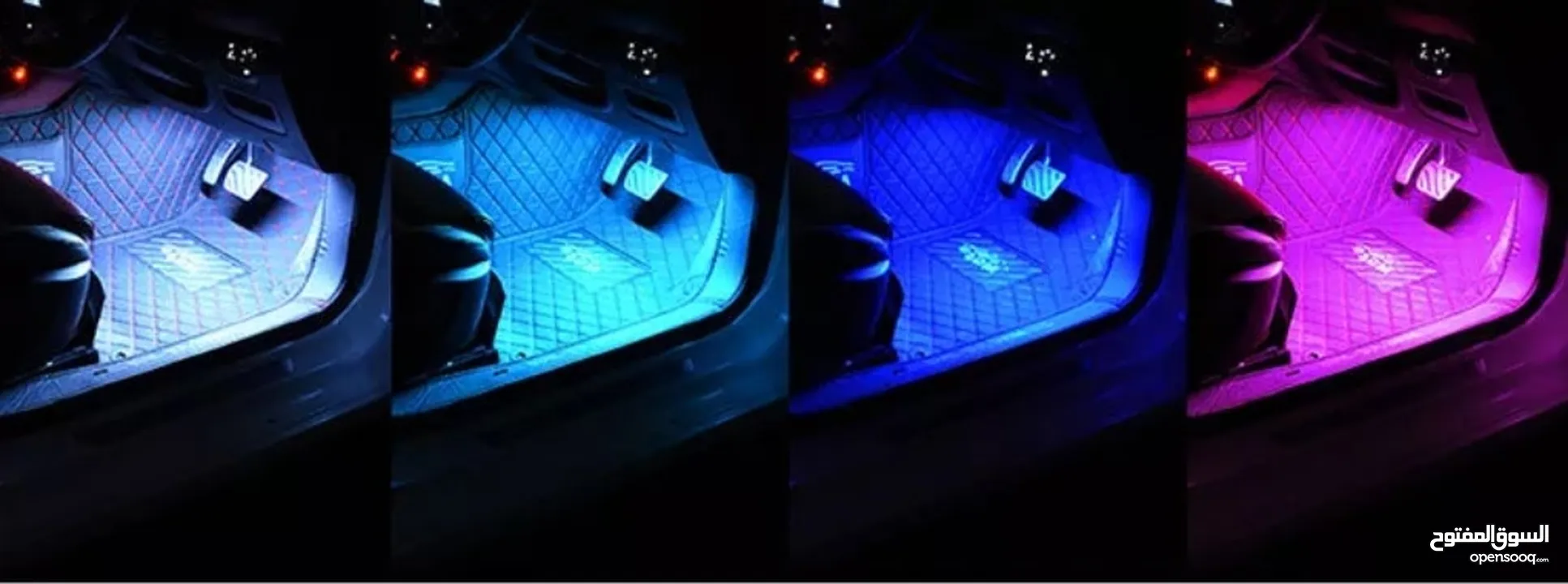 إضاءة لمقاعد السيارة تعمل ب usb
