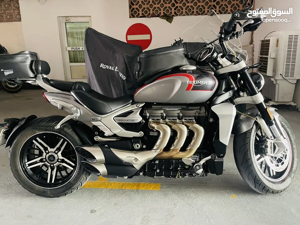 2021 (bought in 2022) 2.5 L (2500 CC) Triumph Rocket 3GT - 10K kms