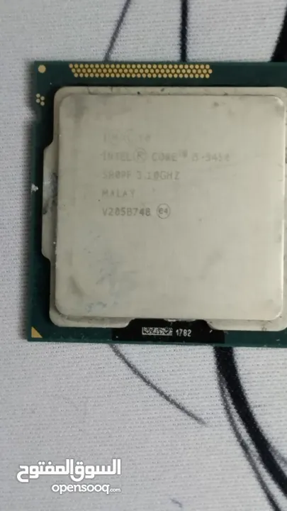 معالجات i5 جيل ثالث و ثاني موجود معالج amd شغالين 100%  مع التبريد