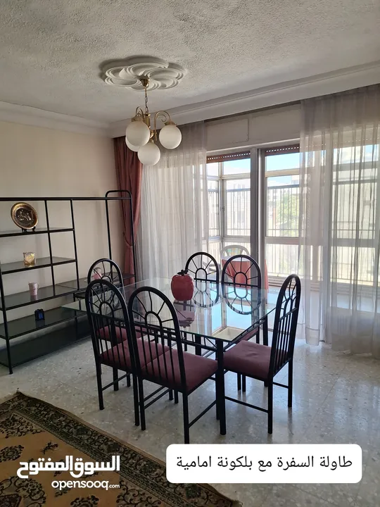 شقة فخمة مفروشة للإيجار أو البيع في أجمل مناطق شارع مكة - عبدالله غوشة
