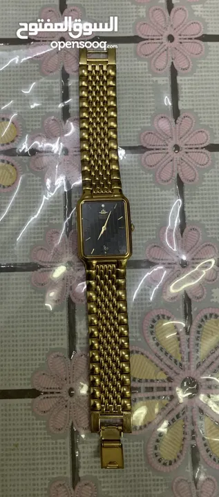 Seiko Mens Vintage Gold Plated watch ساعة سايكو للرجال مطلية بالذهب