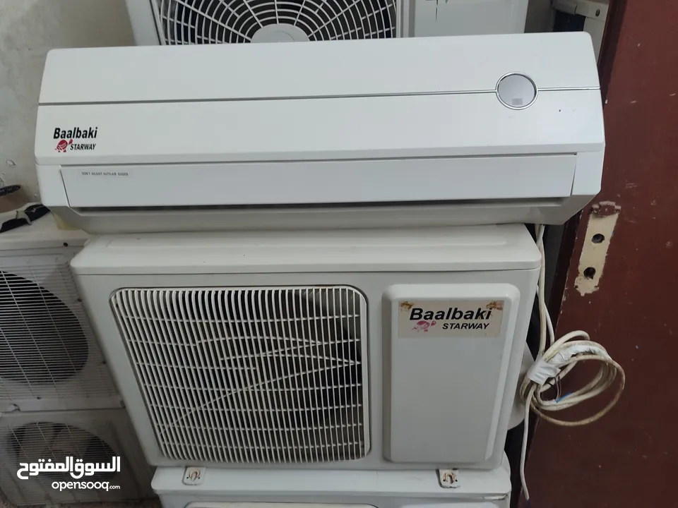 مكيفات واحد طن عادي شامل التركيب