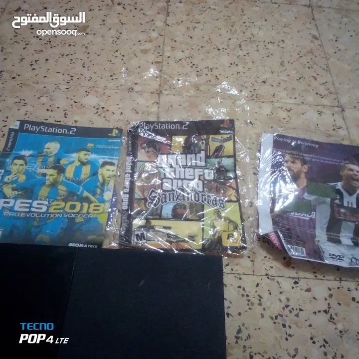 بلايستيشن 2 بحاله جيده للبيع بسعر مغري