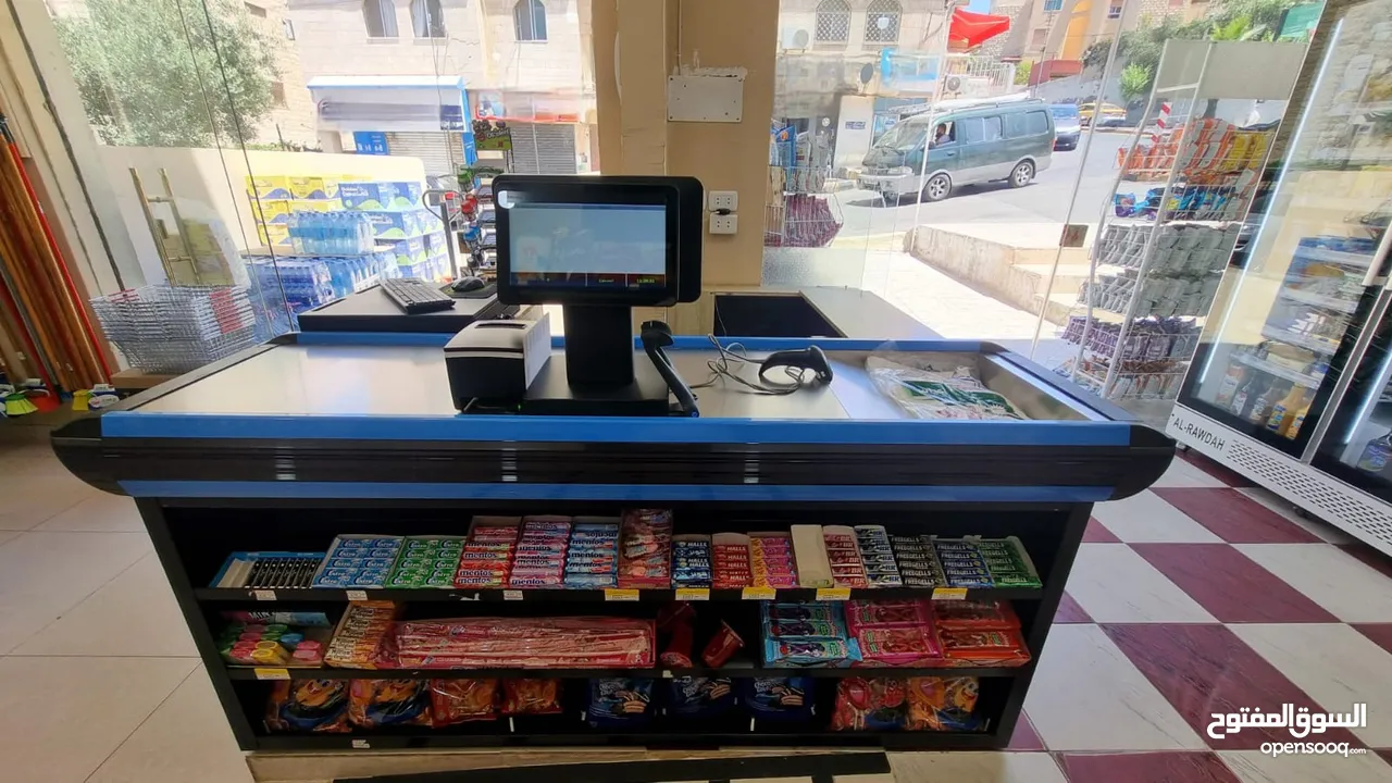 محل سوبر ماركت و عروض للبيع (خلو) في طبربور بابين مساحة 120متر 70 متر داخلي و 50 متر ساحة خارجية
