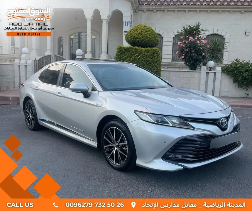 تويوتا كامري موديل 2019 فحص كامل 7 جيد فل مع فتحة بحالة الوكالة
