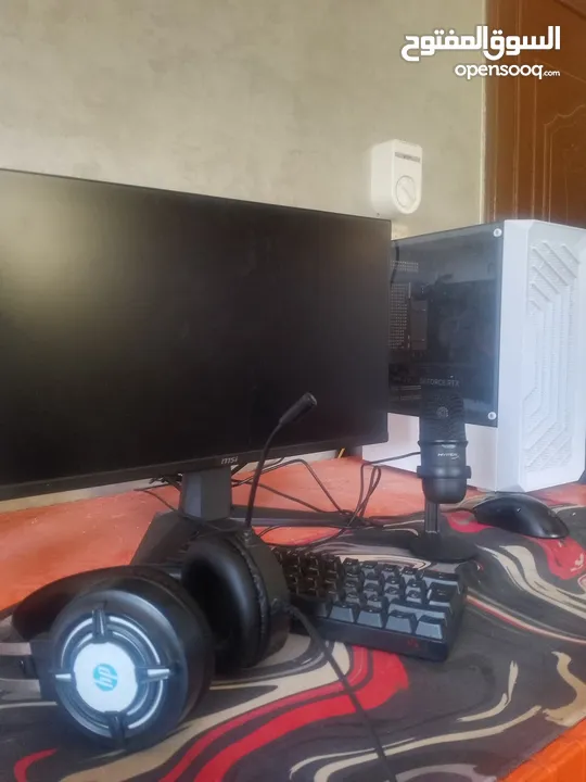 سيت اب كامل كيس وشاشة واكسسوارات i5 12400f / rtx 4060