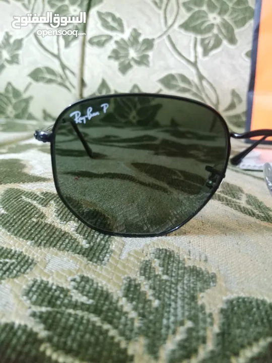نظارة ريبان  بلاك اديشن  جلال ابو مويس ريبان اصلية RAY BAN Black Hexagonal 54 mm Polarized من معرض