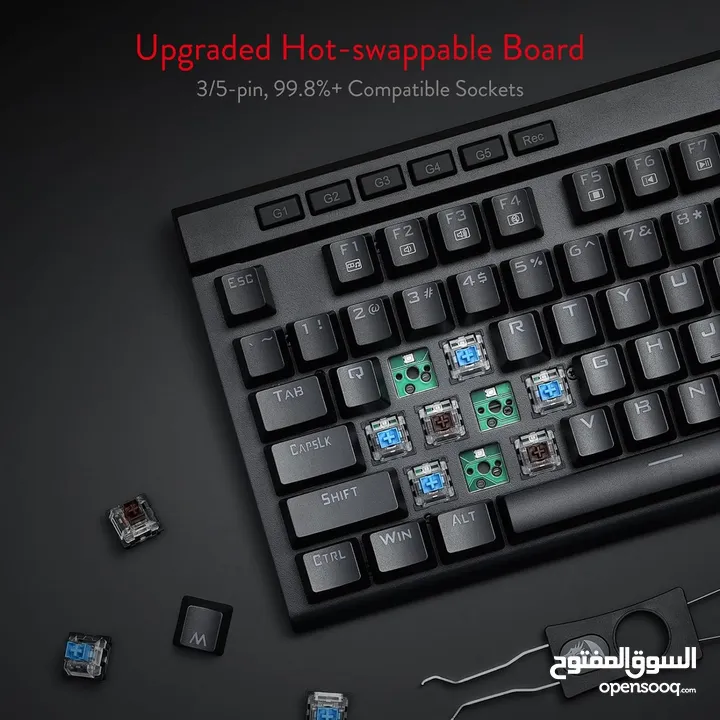 Redragon K580 VATA RGB LED Backlit Mechanical Gaming Keyboard