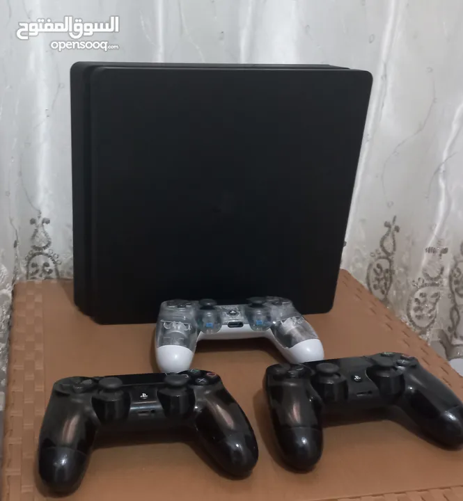 بلايستيشن 4 سلم ps4 slim مستعمل بحالة جيدة جدا اقرأ الوصف