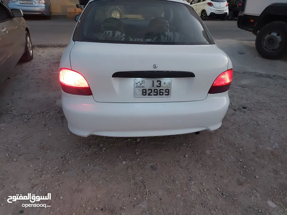 هونداي اكسنت اوتوماتيك موديل 1997 لون ابيض