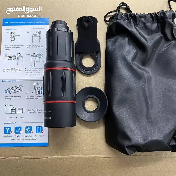 عدسة تلسكوبية أحادية العين مع مشبك عالمي APEXEL