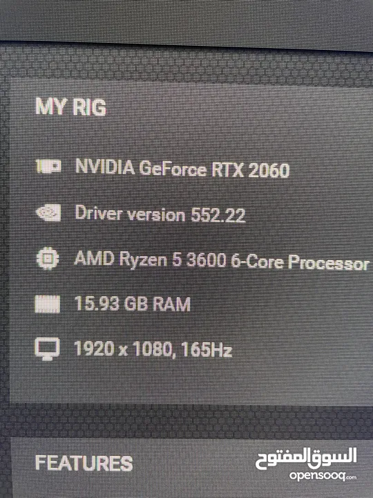 تجميعة PC Gaming للبيع بحاله ممتازه استعمال خفيف جداً
