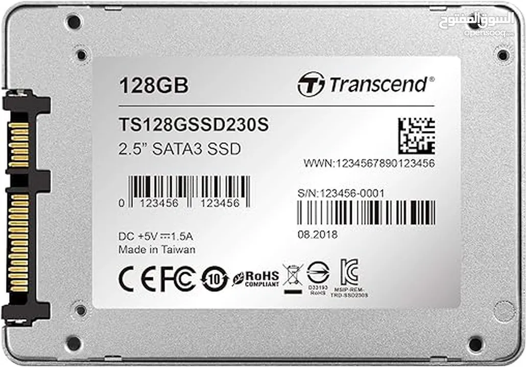 هارديسك داخلي مساحة 128 جيجا بايت  ترانسيند Trancsend Internal Hardisk 230S 128GB
