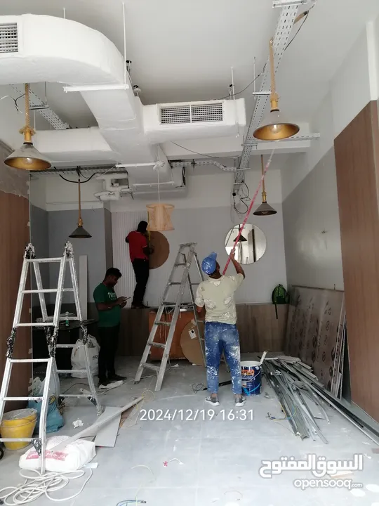 Renovation, repairing and interior design services