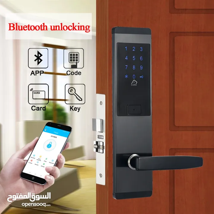 smart lock door - نظام قفل الباب الذكي للابواب مع الانظمة العبقرية للشركات والمكاتب والبنوك والمنازل